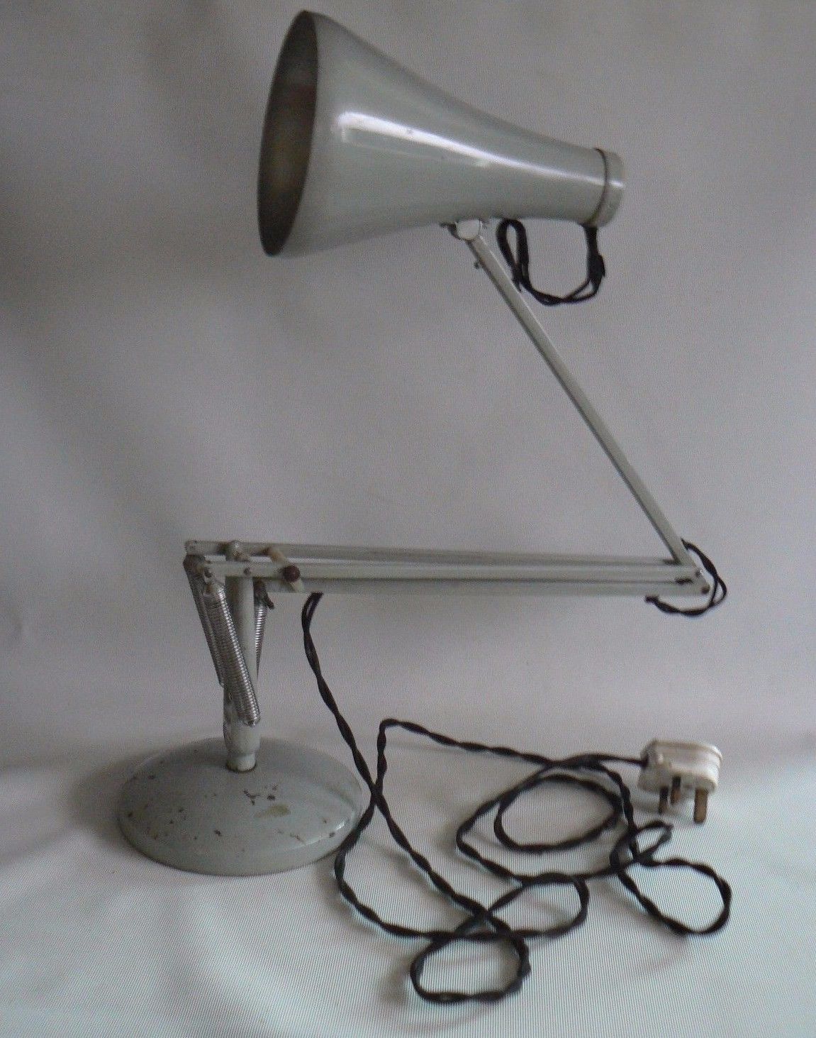 Vintage Herbert Terry Anglepoise Desk Lamp Made In England Antique