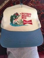 vintage budweiser hat