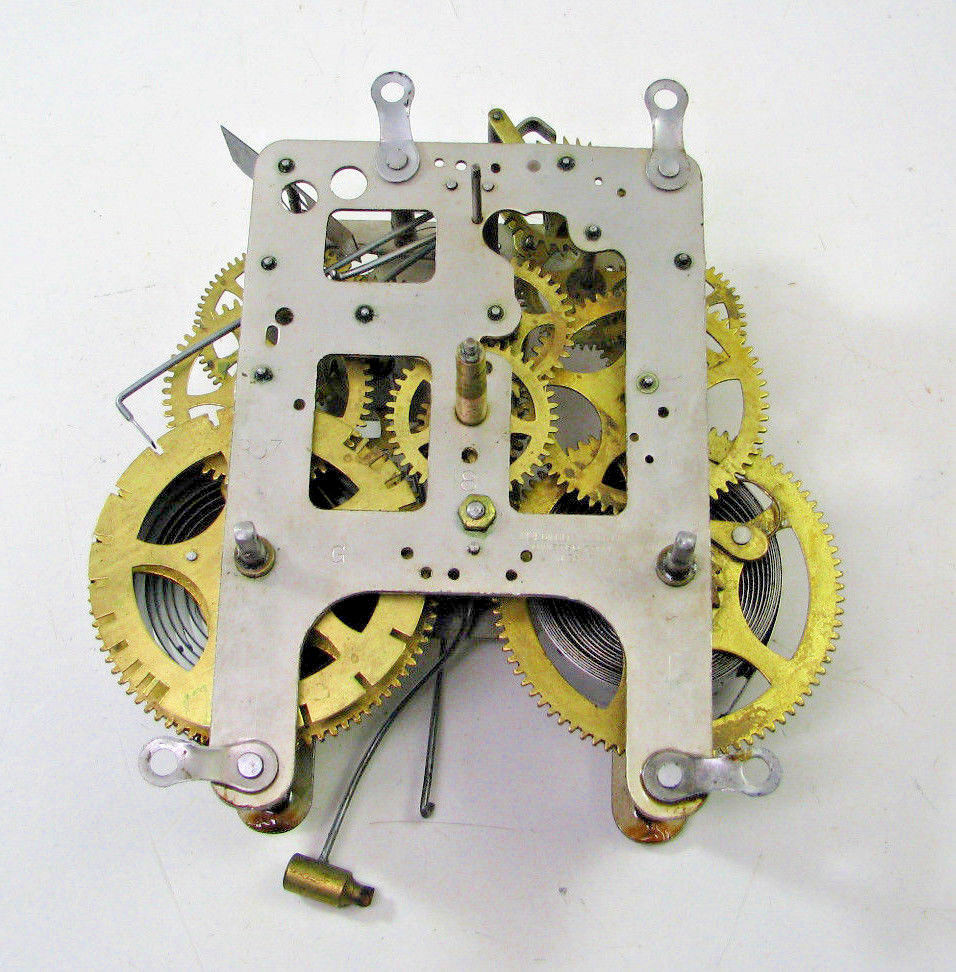 ANTIQUE GILBERT 18 MANTEL SHELF CLOCK MOVEMENT PARTS REPAIR Antique