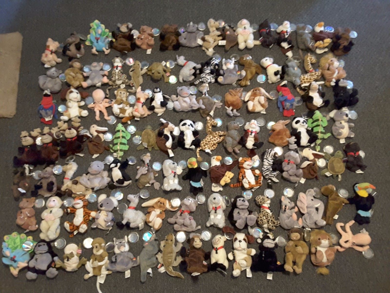 100-coca-cola-international-bean-bag-plush-beanie-animals-lot-look