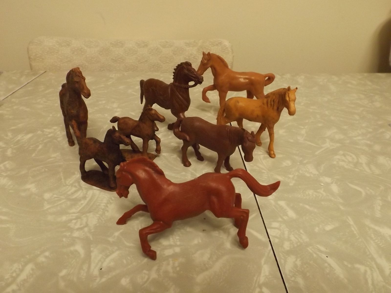 vintage plastic horses