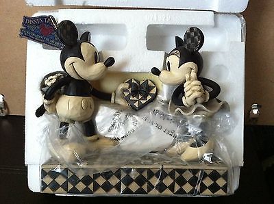 disney traditions mickey and minnie mouse real sweetheart figurine