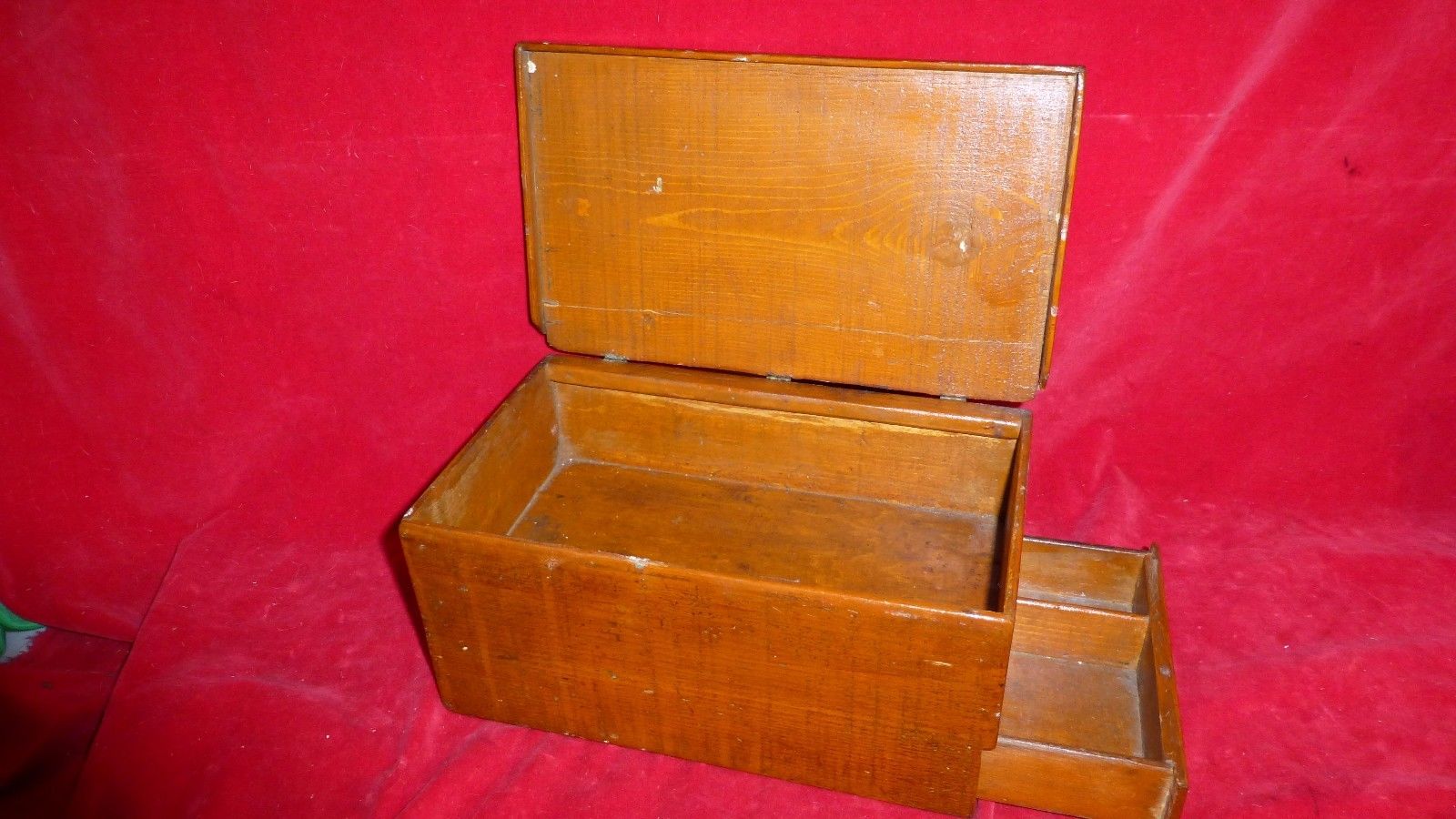 Wonderful Civil War Era Small Document Box With False Bottom And