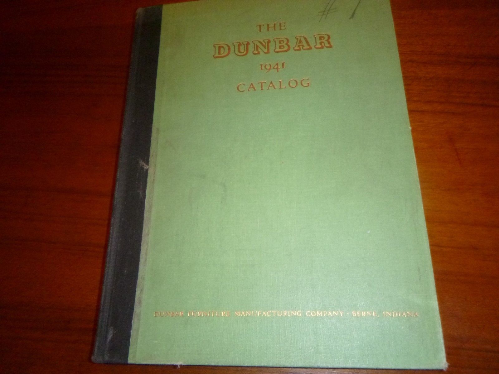 THE DUNBAR 1941 CATALOG UPHOLSTERED AND WOOD FURNITURE COMPREHENSIVE