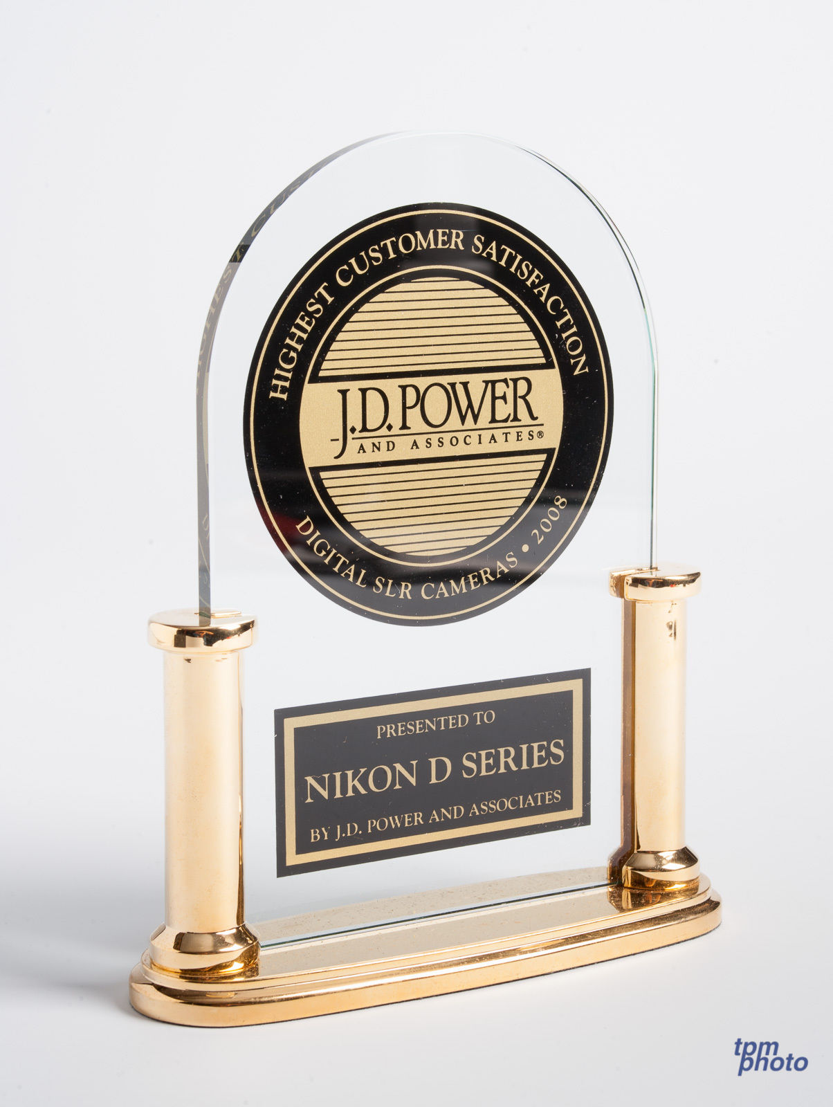 J D Power And Associates Nikon Series Glass Plaque For