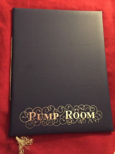 Vintage Pump Room 1970 S Menu Chicago Antique Price