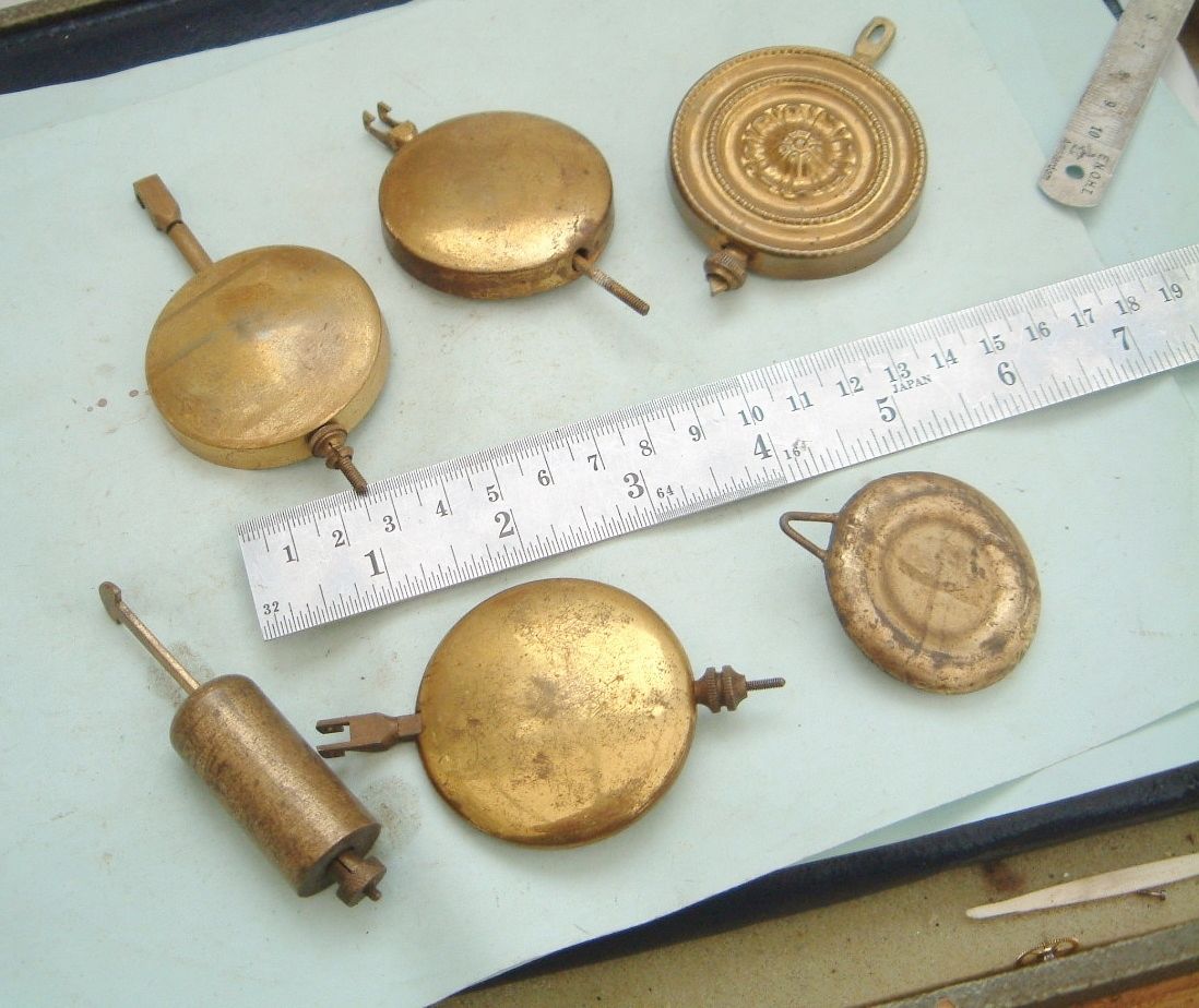 clock makers ANTIQUE clock pendulums mantel shelf wall clock pendulums