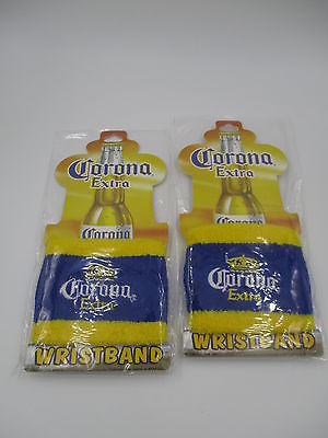 Details about  / Corona Extra Wristbands Set of TWO Yellow Blue Advertising NEW In Package