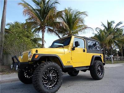 2005 Jeep Wrangler Unlimited 2005 Jeep Wrangler Solar Yellow LIFTED WOW FLA  TRUCK -- Antique Price Guide Details Page