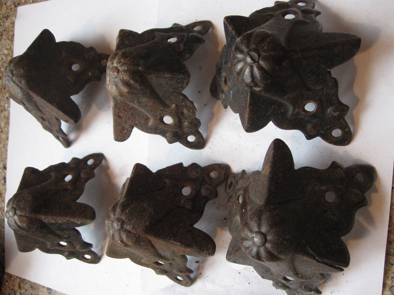 ANTIQUE STEAMER TRUNK TRIM PARTS CORNERS Antique Price Guide Details