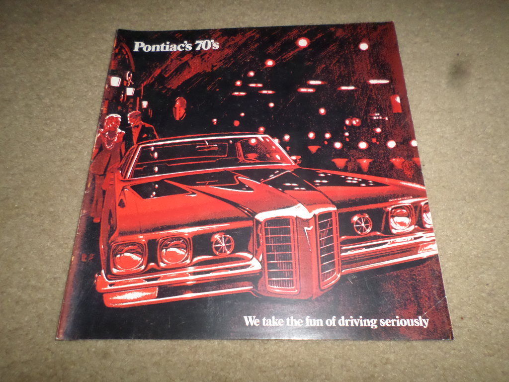 1970 Pontiac "GTO Tempest Catalina LeMans Grand Prix+" Car Dealer Sales