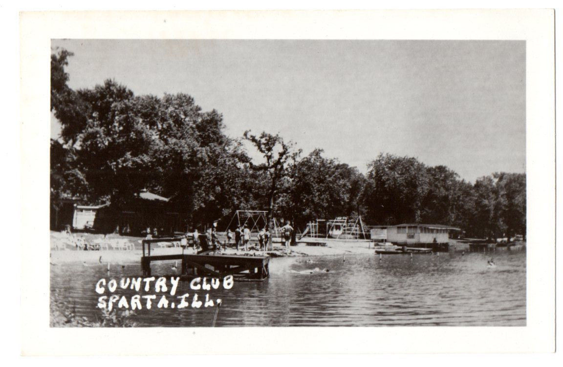 Country Club, Sparta, IL Old RPPC Postcard Antique Price Guide