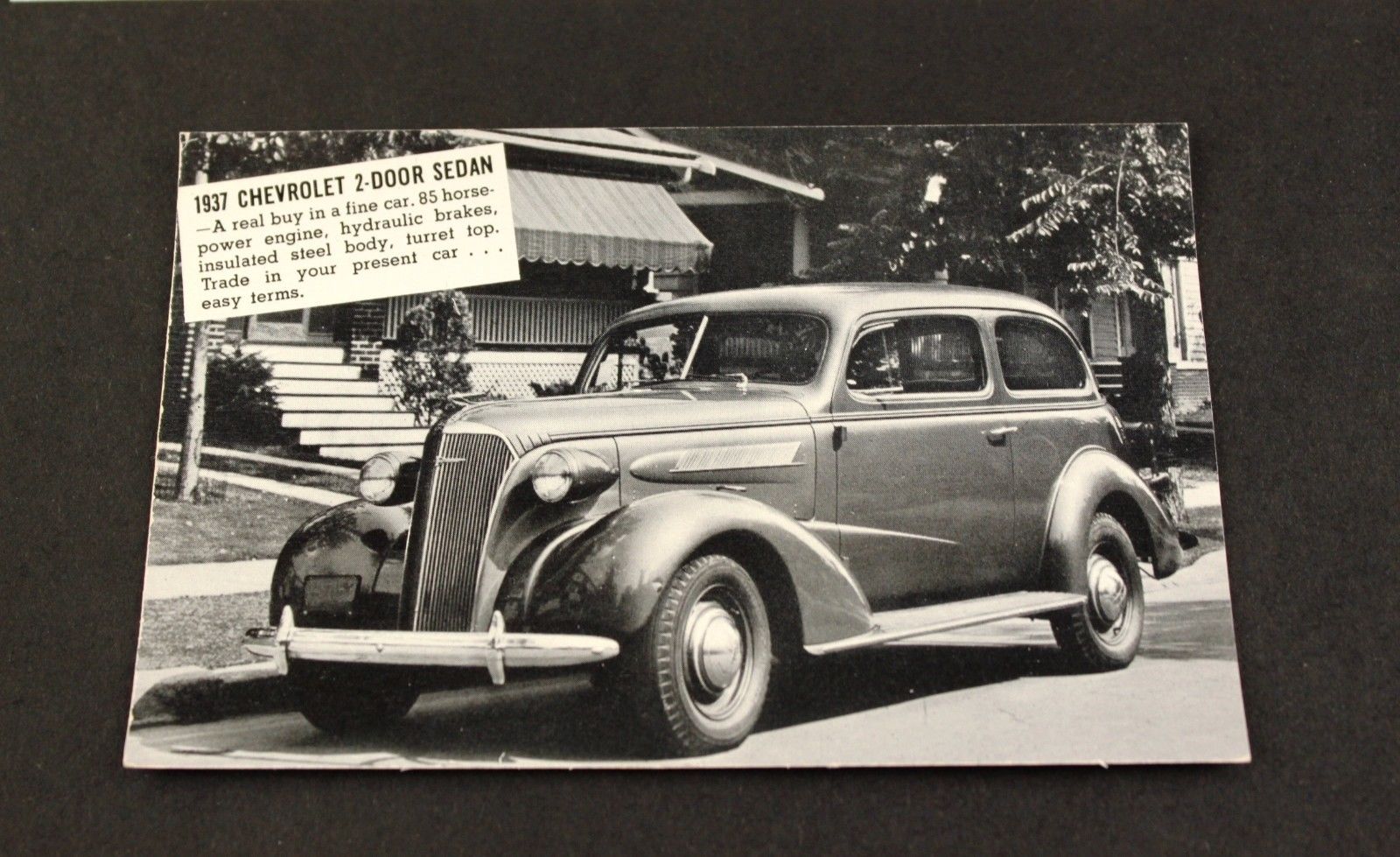 Spencer OK Auto Dealer Car Truck Hendricks Motor Co 1937 Chevy 2 Door