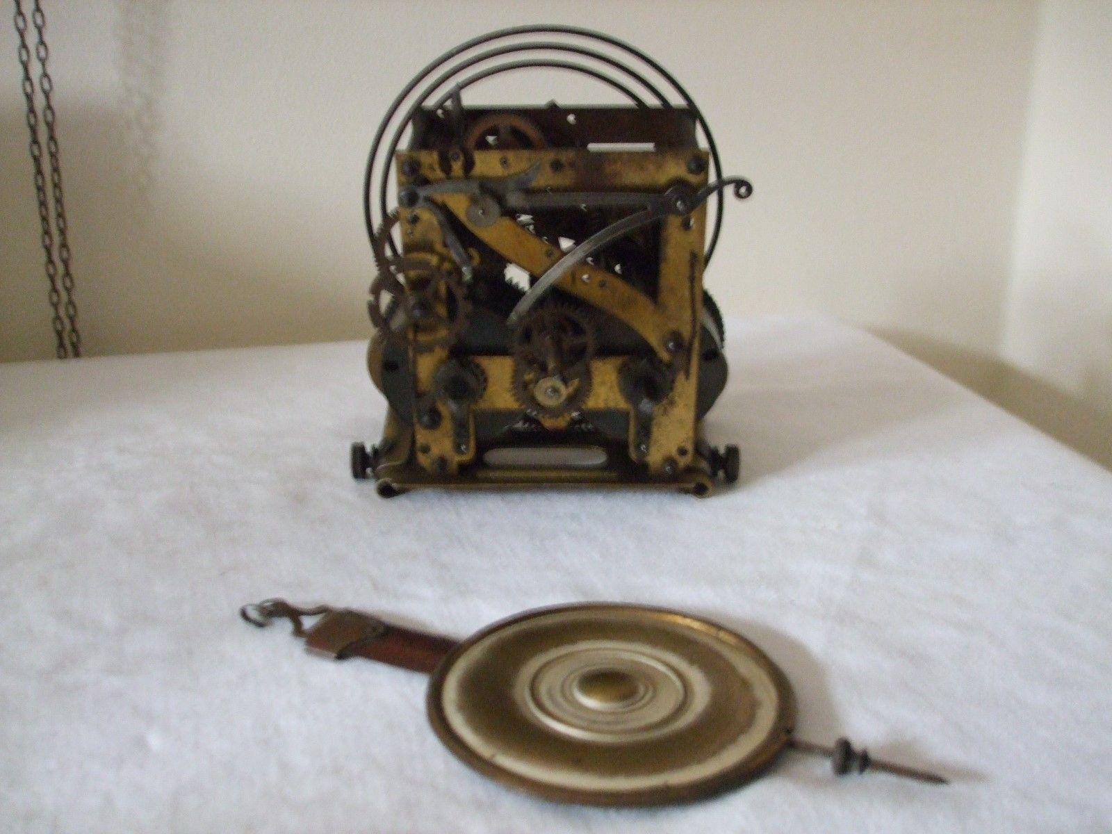 Antique Vintage Wall Clock Movement Complete Antique Price Guide