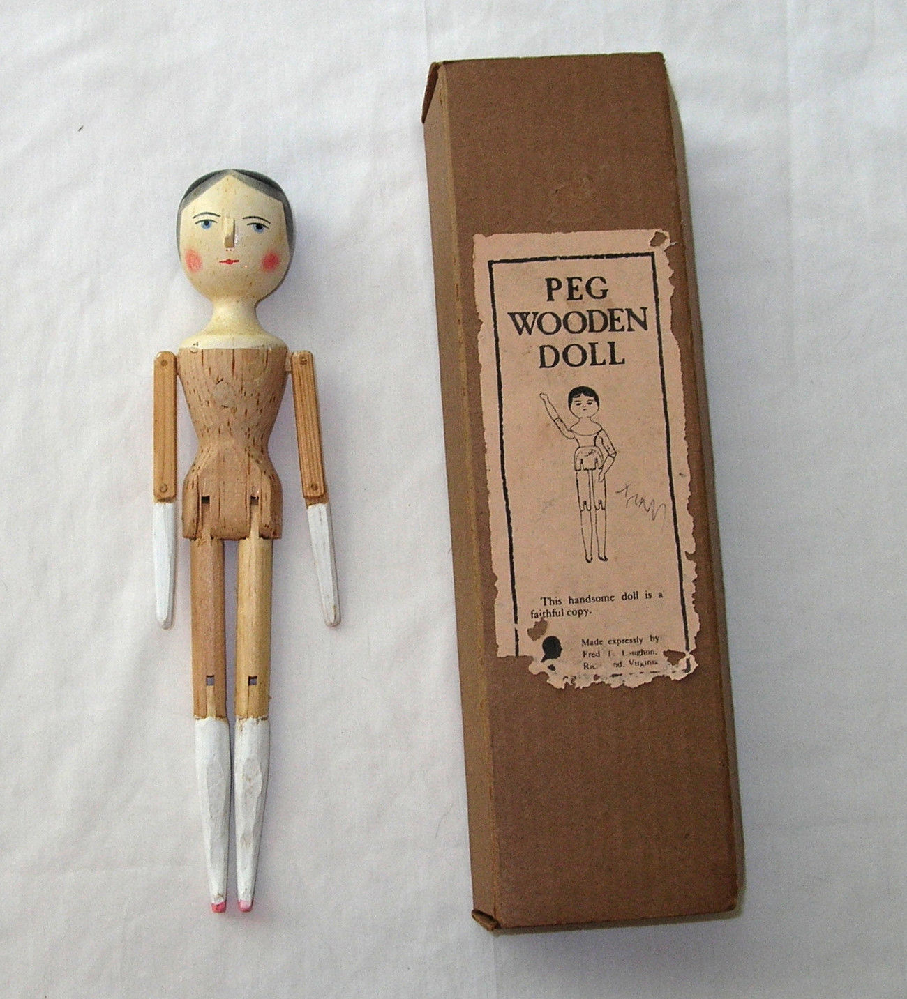 antique peg doll