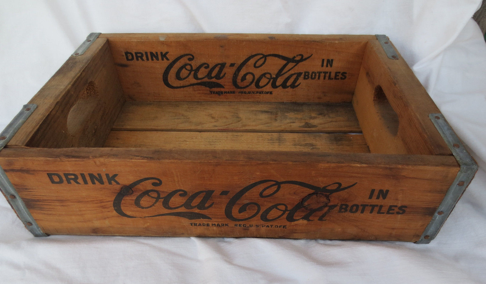 Antique Vintage CocaCola Wood Crate Advertising Drink Coke Soda Crate