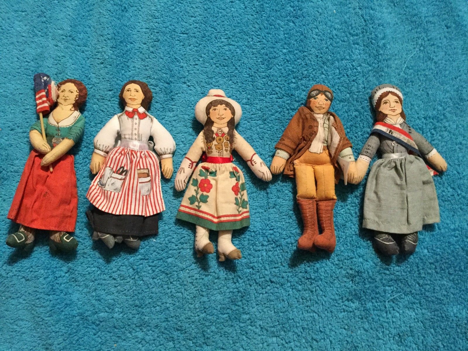 Vintage Lot 5 Hallmark Famous American Women In History Collectible Vintage Lot 5 Hallmark Famous American Women In History Collectible