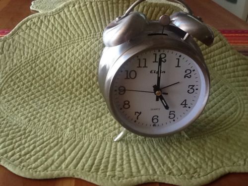 Antique Looking Elgin Alarm Clock -- Antique Price Guide Details Page