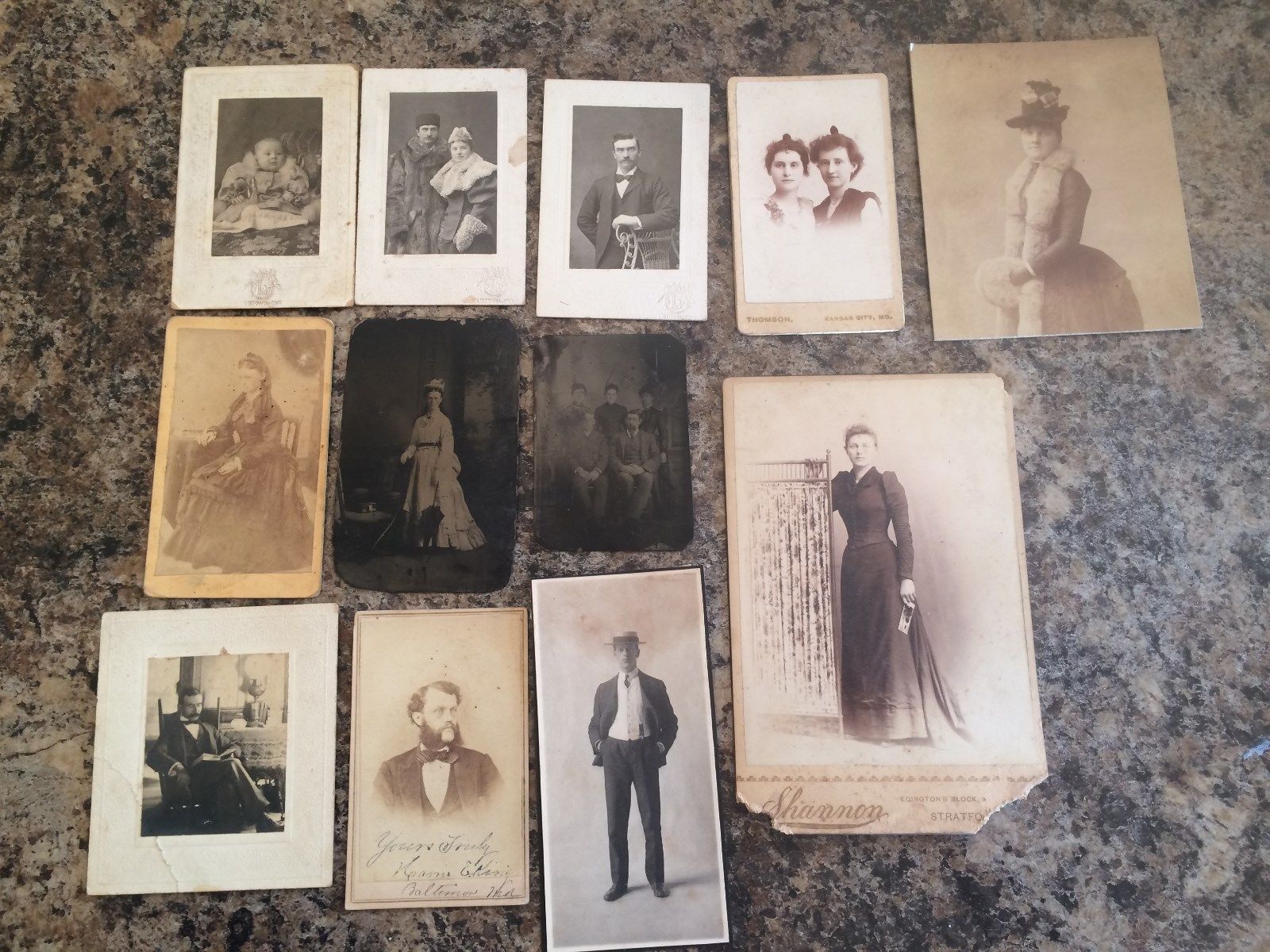 Lot Of 14 Vintage Photo S Tintypes Civil War Era Cdv S And Cabinet Card Antique Price Guide