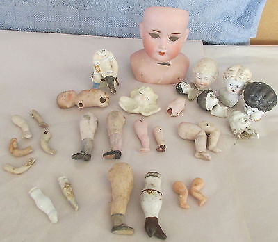 bisque doll parts