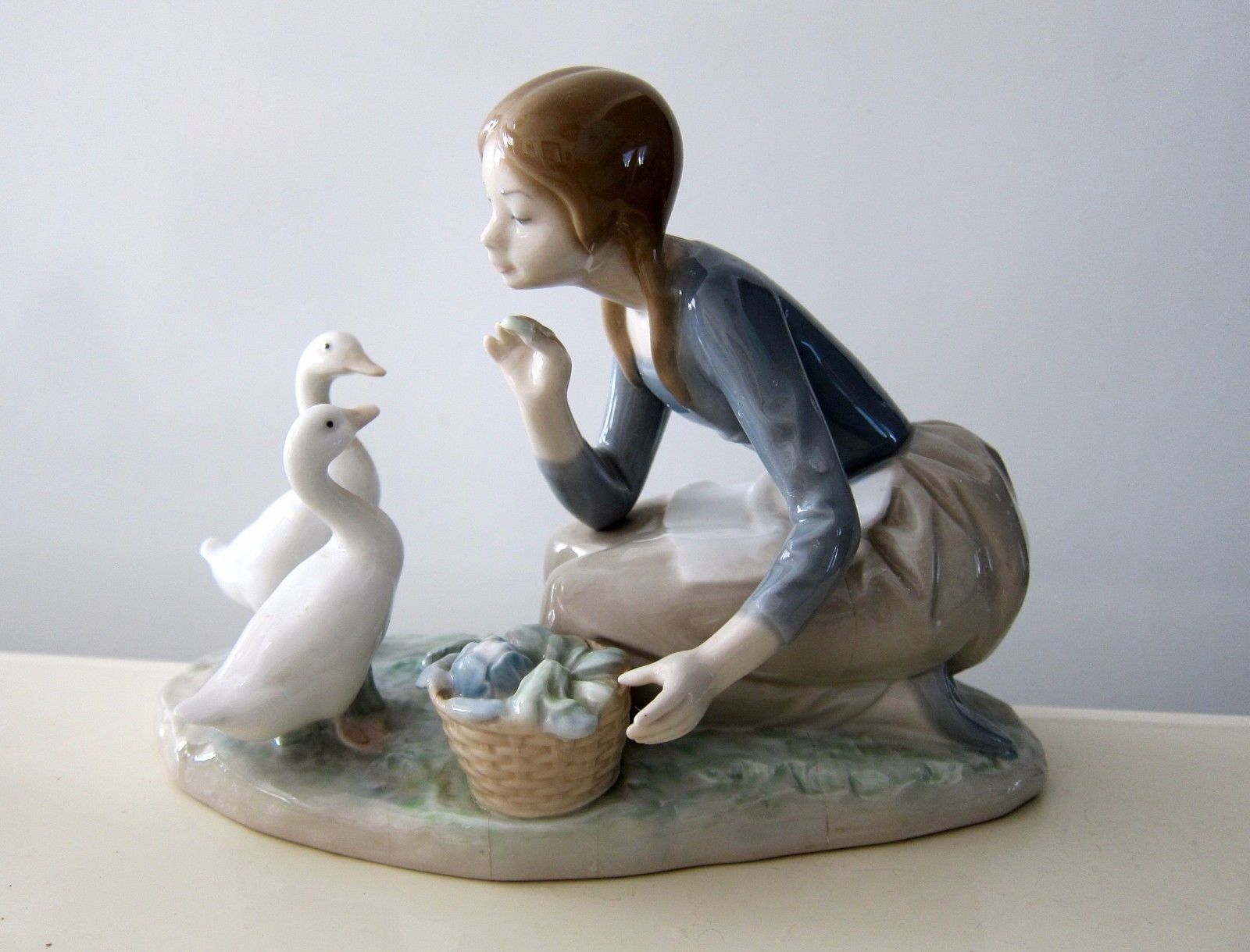lladro geese figurines