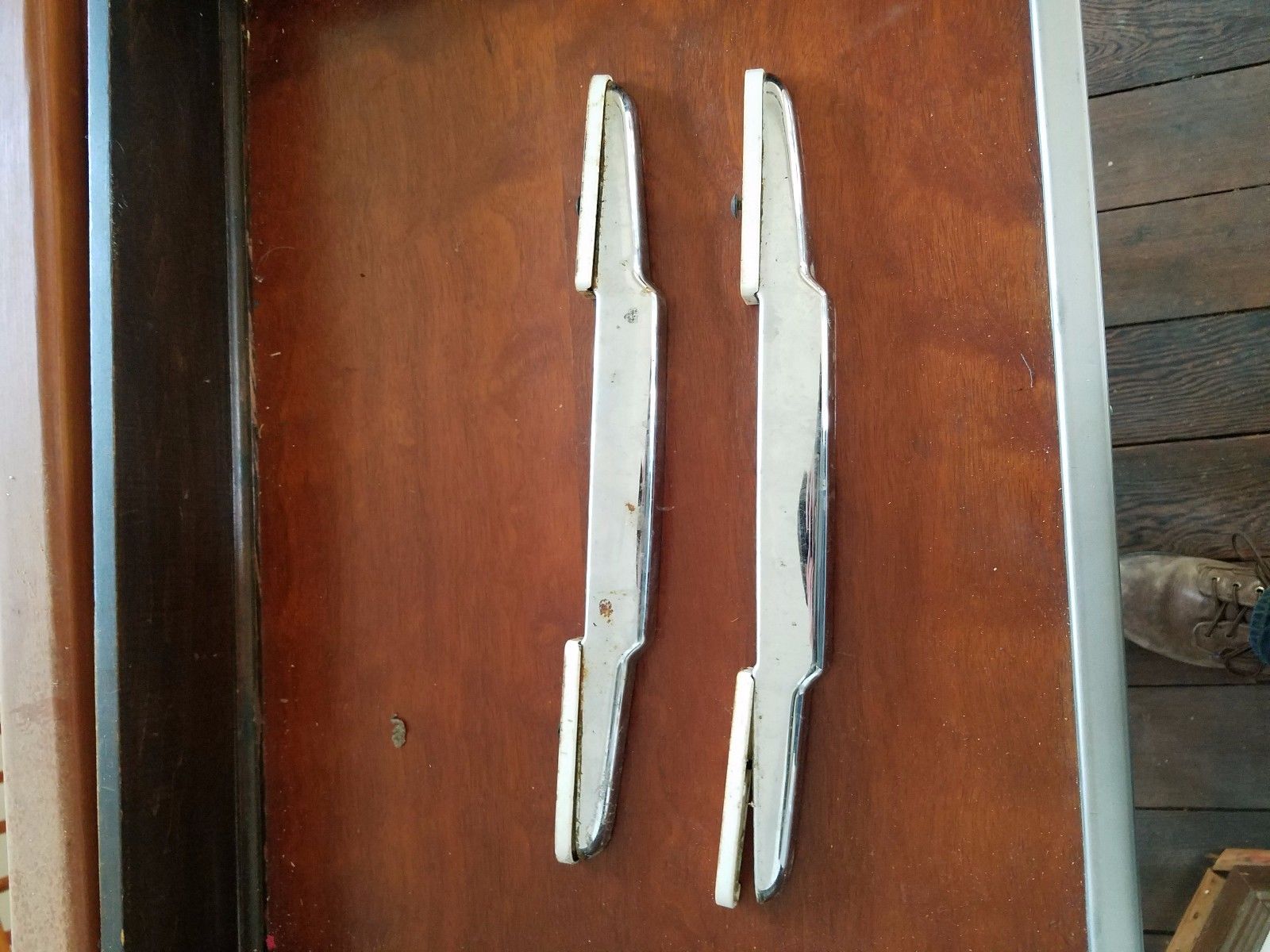 Wedge Wood Stove Oven Door Handles Chrome Antique Price