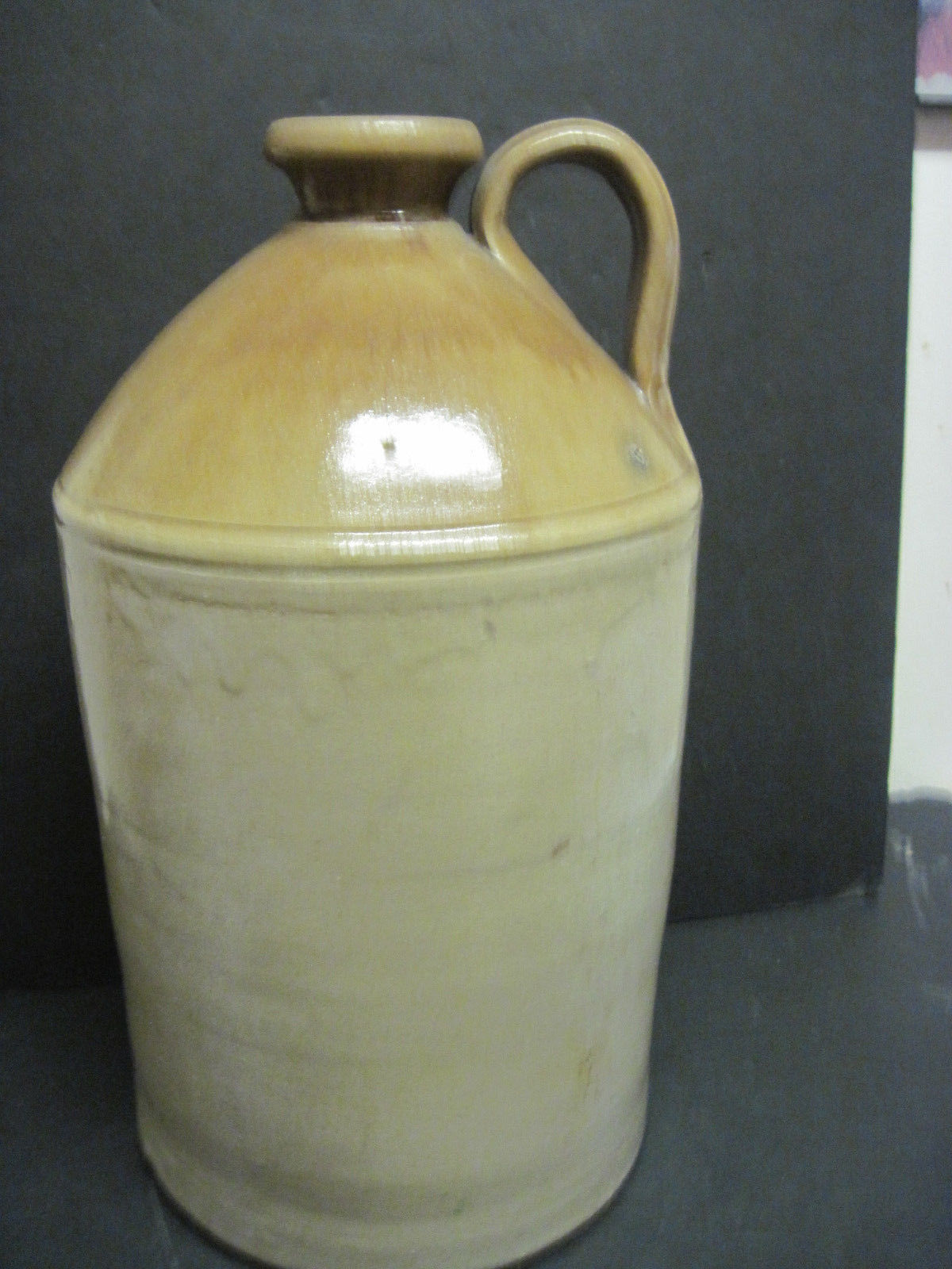 Large Antique Crock Jug Stoneware 16" with Handle Antique Price