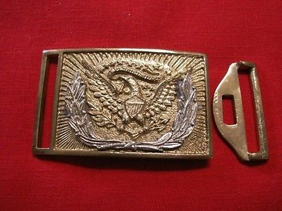 BELT BUCKLE--US M1851 OFFICER/ENLISTED -- Antique Price Guide Details Page