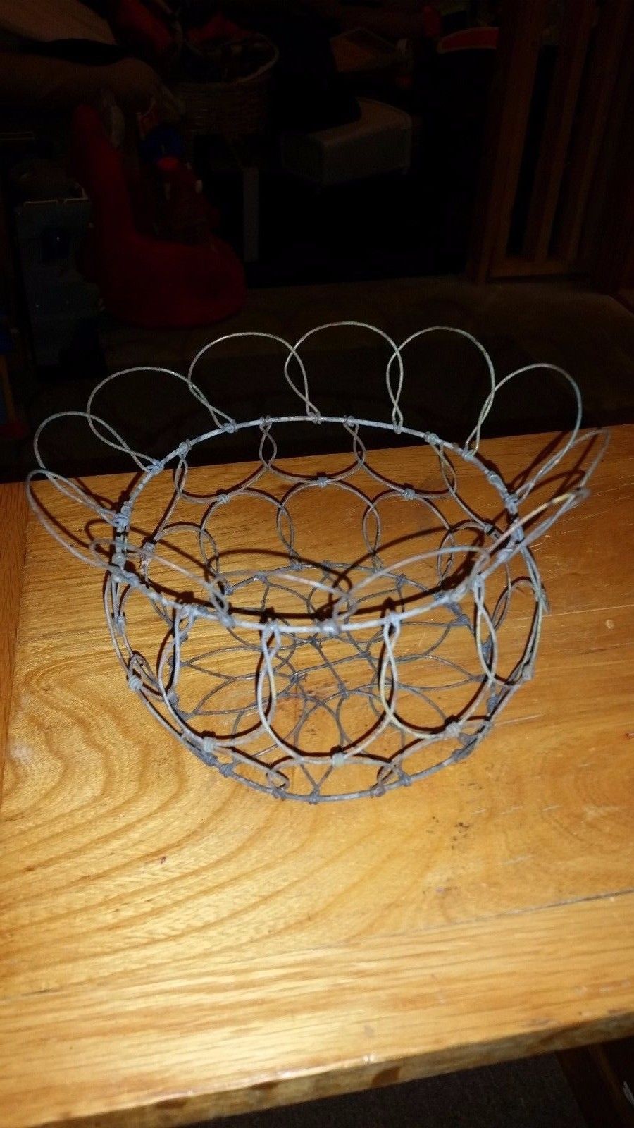 Vintage Antique Wire Egg Basket Antique Price Guide Details Page