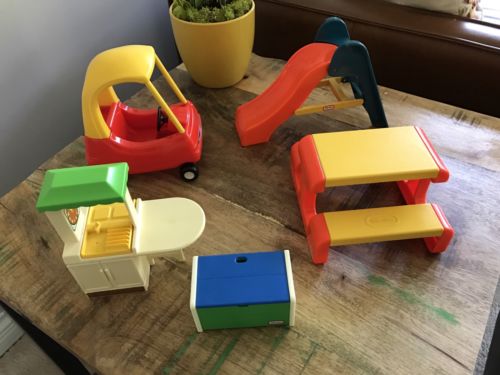 vintage little tikes dollhouse furniture