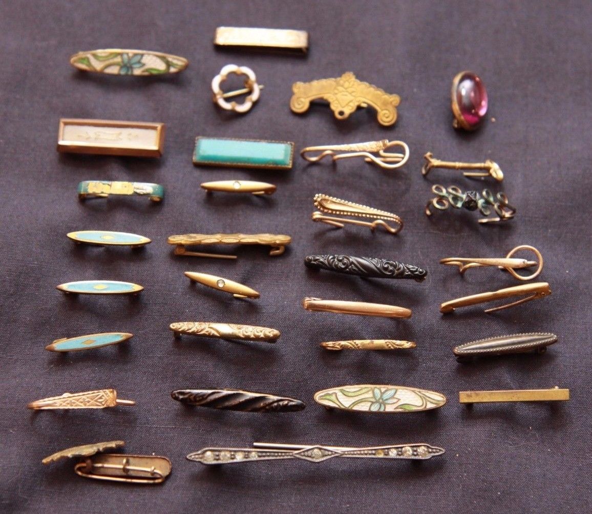bar pins for brooches