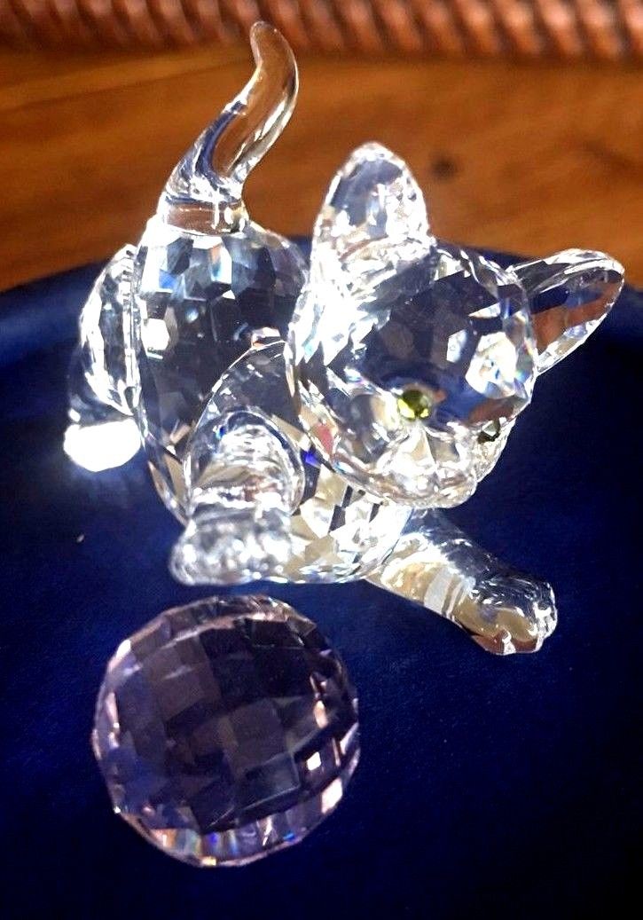 swarovski crystal kitten