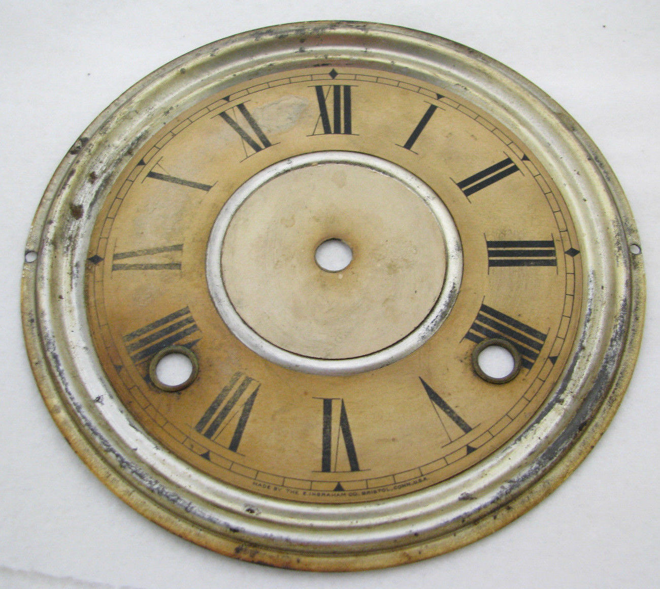 ANTIQUE INGRAHAM KITCHEN CLOCK DIAL & PAN PARTS REPAIR Antique Price
