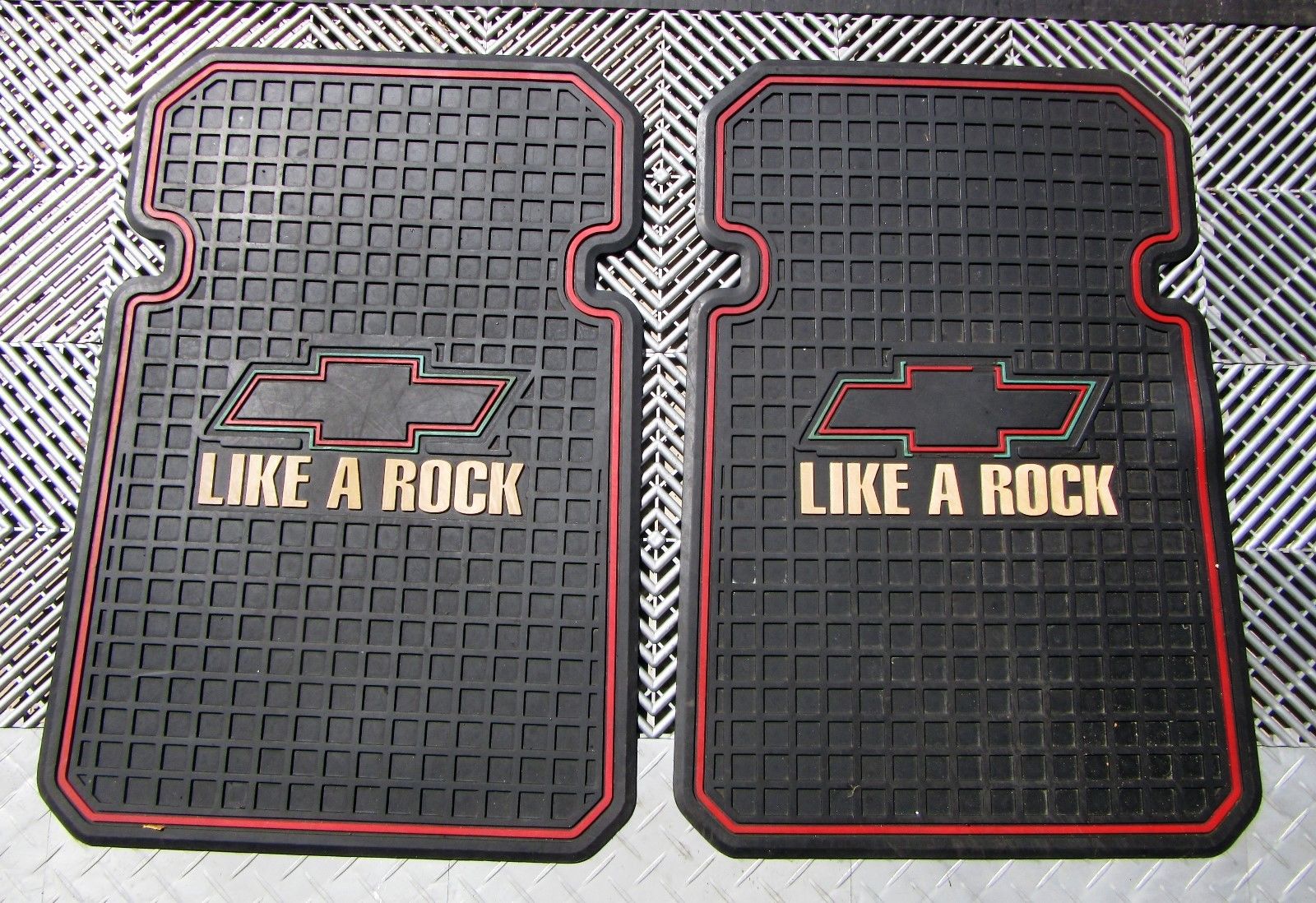 Vintage 1990 S Chevrolet Truck Floor Mats Like A Rock Antique