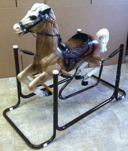 vintage spring rocking horse