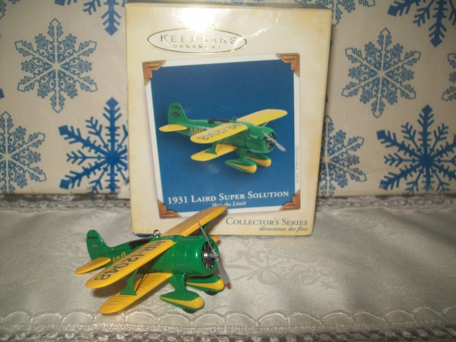 HALLMARK SKY''S THE LIMIT 9 2005 ORNAMENTS 1931 LAIRD SUPER SOLUTION