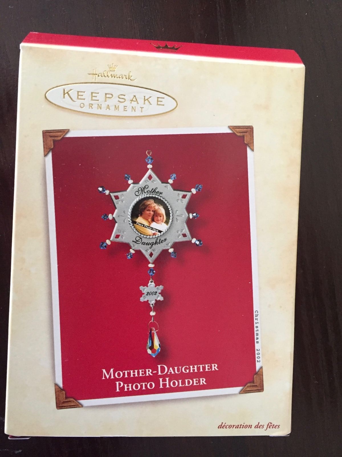 Hallmark Mother Daughter Christmas 2002 Photo Holder Ornament NIB