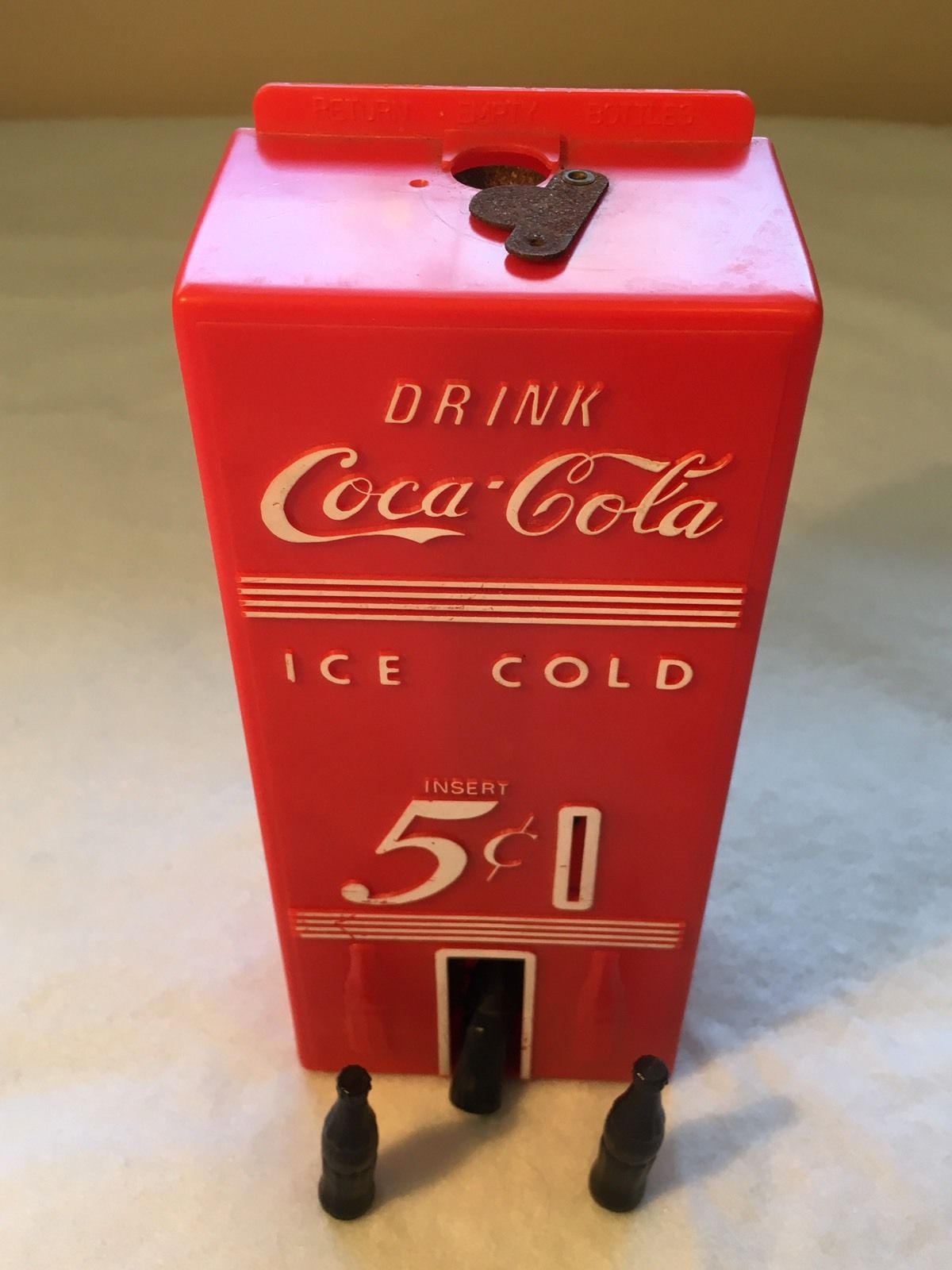 Vintage Coca Cola Dispenser Coin Bank Antique Price Guide Details Page