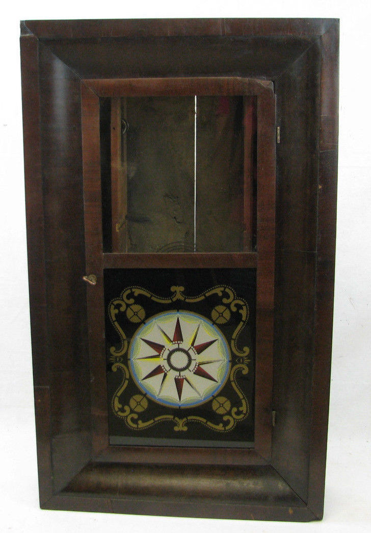 ANTIQUE SETH THOMAS OG WEIGHT DRIVEN CLOCK CASE PARTS REPAIR Antique