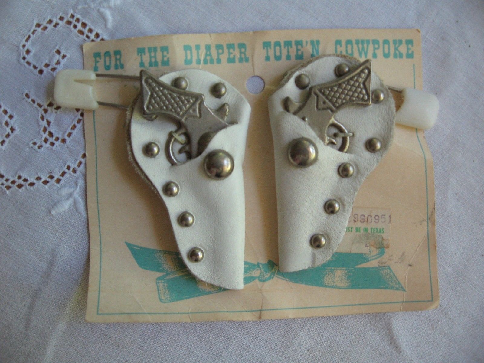 VINTAGE BABY WESTERN GUNS & HOLSTER DIAPER PINS Antique Price Guide