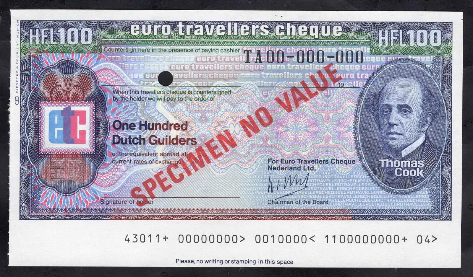 travellers cheque dbs