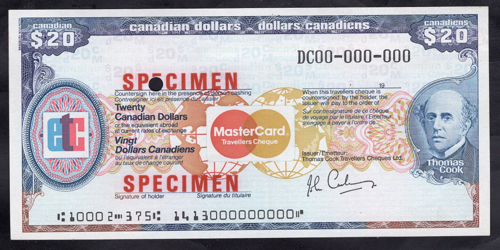 travellers cheque canada