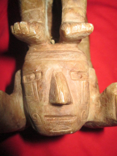 Authentic Beautiful contortionist statue in MAYA stone,precolumbian ...