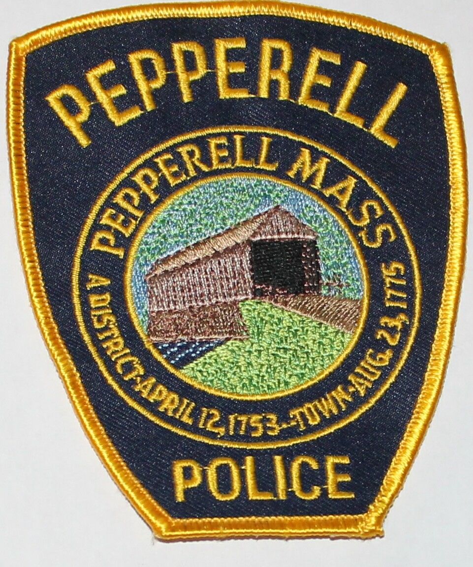 PEPPERELL POLICE Massachusetts MA PD patch Antique Price Guide Details Page