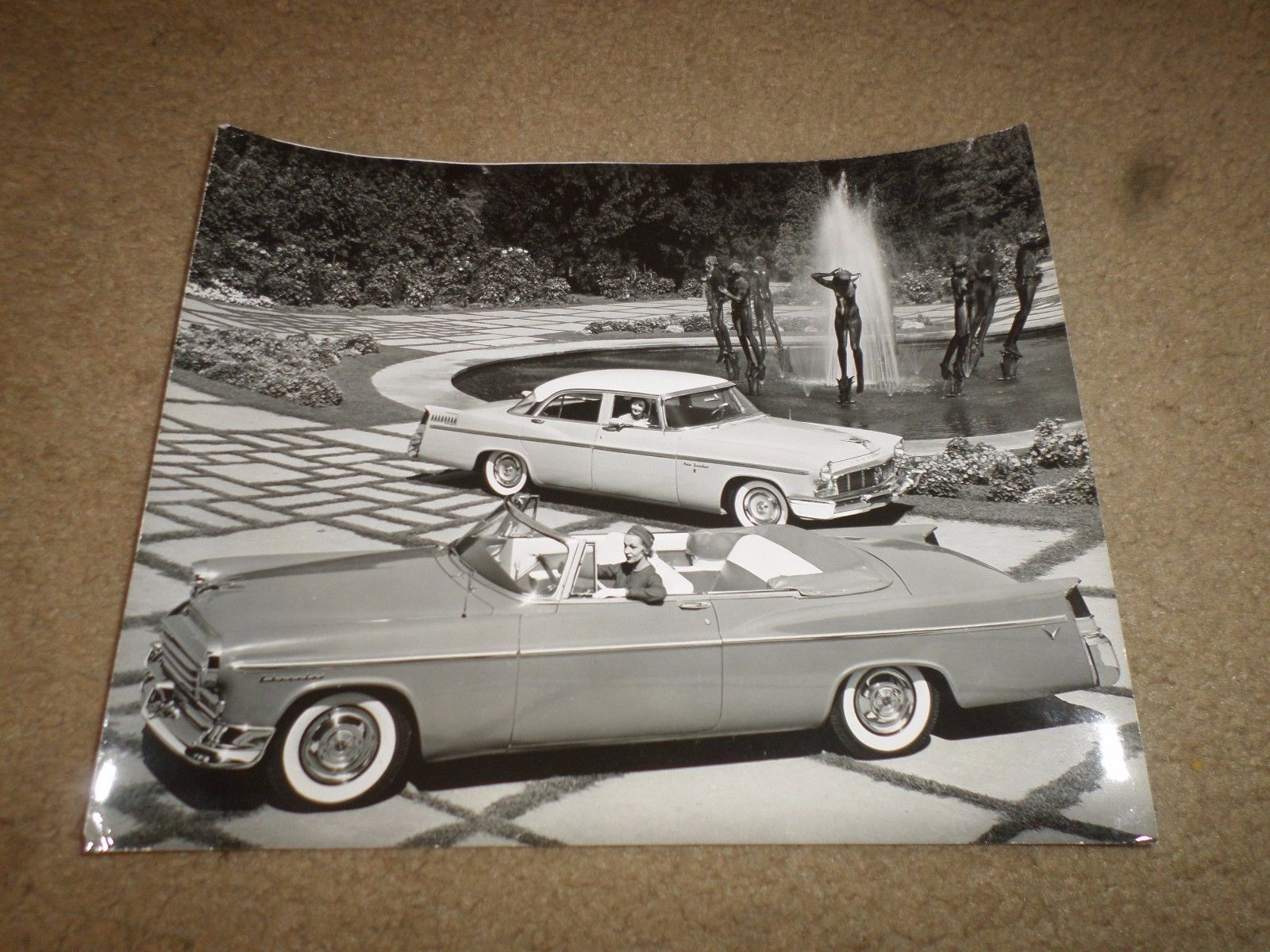 1956 Chrysler "New Yorker & Windsor" Car Dealer Sales Press Photo