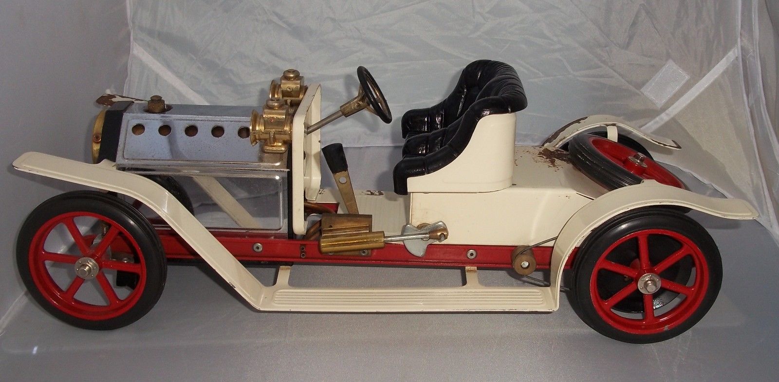 mamod vintage steam car
