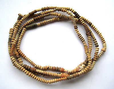 circa.400 A.D Ancient Egypt Coptic Period Terracotta Necklace Bead Set ...