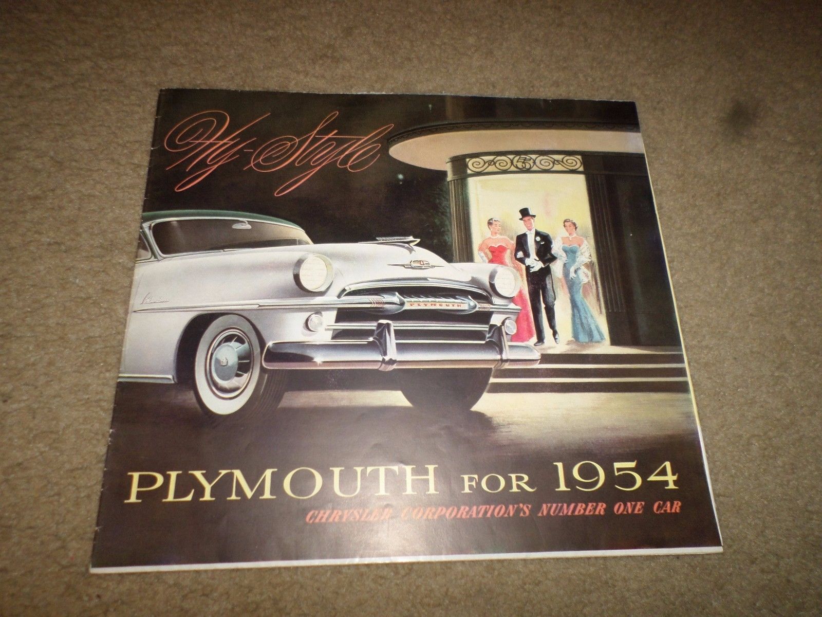 1954 Plymouth "Belvedere Plaza Savoy" Car Dealer Sales Brochure