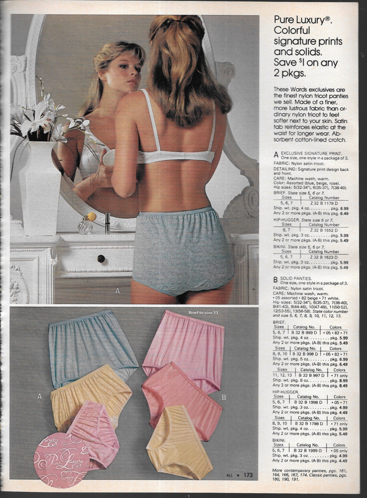 vintage catalog lingerie