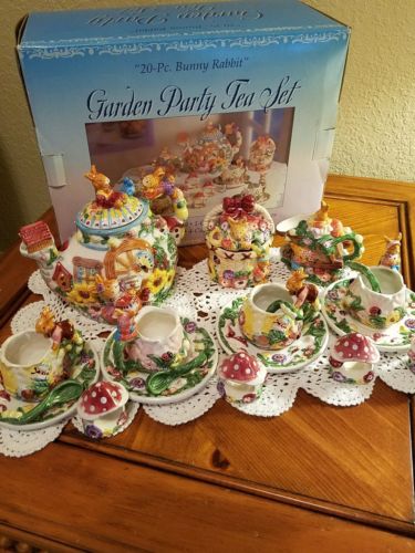 bunny rabbit tea set